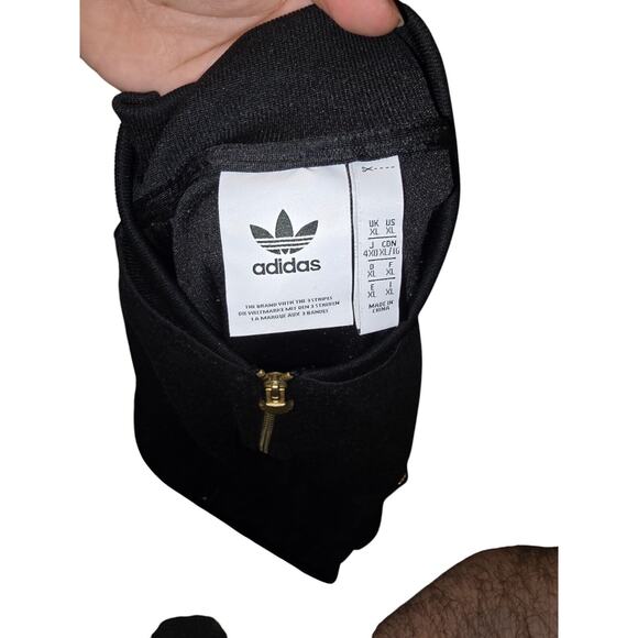 XL adidas OG Men's 50th Annv SST TRACK JACKET Black/24K Gold VERY LAST 1 - Picture 3 of 6